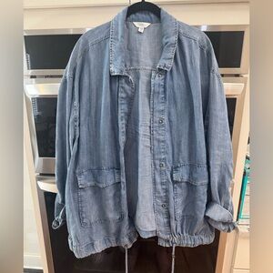 Denim Blue Women's Jacket/shirt